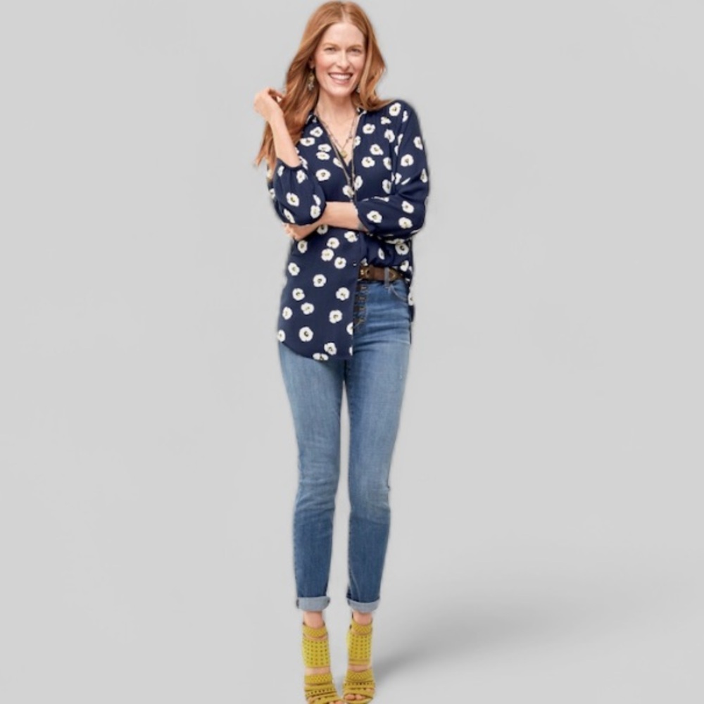 Cabi Last Chance Floral Blouse